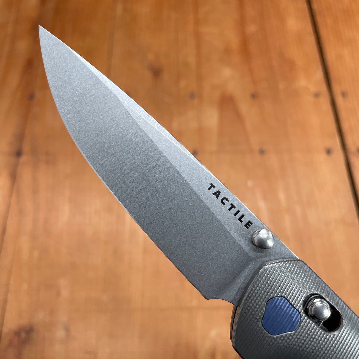 Tactile Maverick Drop Point MagnaCut Pivot Lock Stonewash Titanium Handle