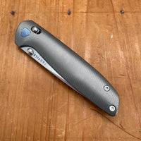 Tactile Maverick Drop Point MagnaCut Pivot Lock Stonewash Titanium Handle