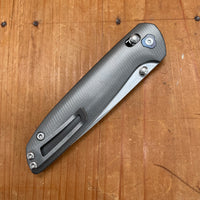 Tactile Maverick Drop Point MagnaCut Pivot Lock Stonewash Titanium Handle