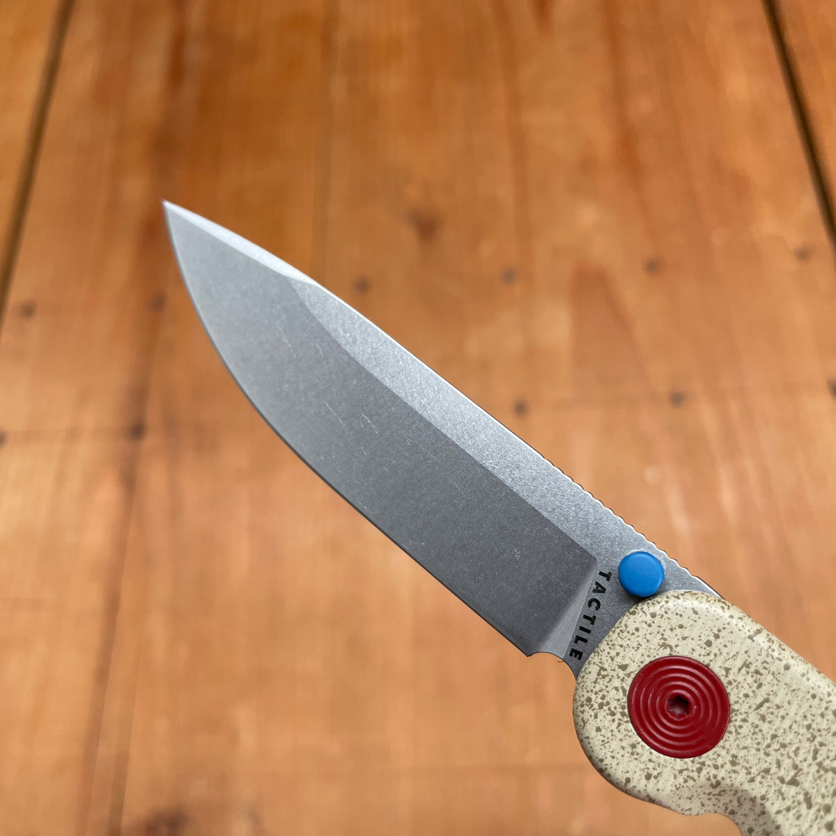 Tactile Trailhead Rockwall Thumbstud Drop Point MagnaCut Liner Lock Cerakote Titanium Handle