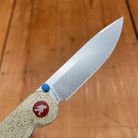 Tactile Trailhead Rockwall Thumbstud Drop Point MagnaCut Liner Lock Cerakote Titanium Handle