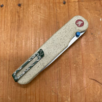 Tactile Trailhead Rockwall Thumbstud Drop Point MagnaCut Liner Lock Cerakote Titanium Handle