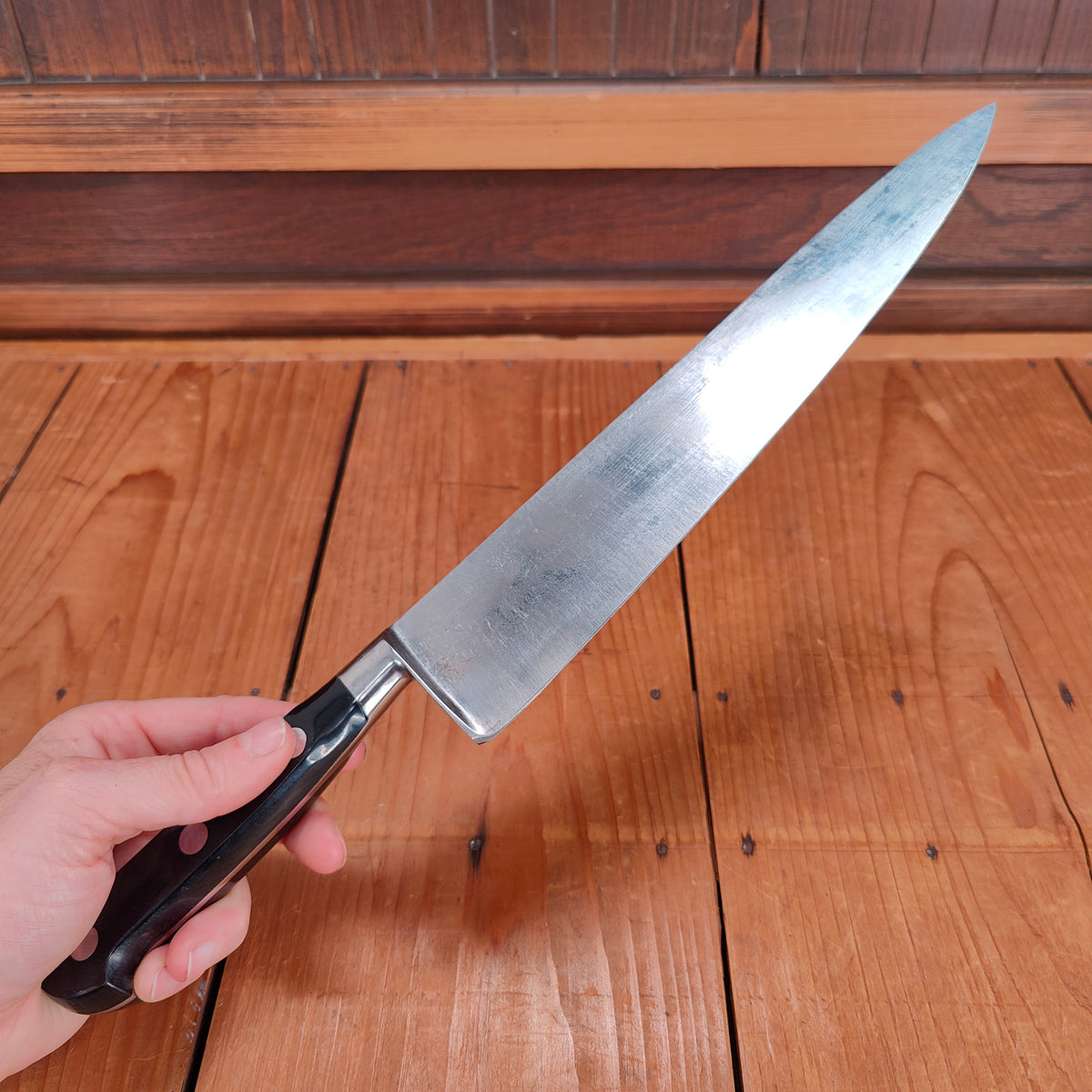 B Stock New Old Stock 25cm / 10" Ideal Chef Carbon POM Thiers, France 1970-90