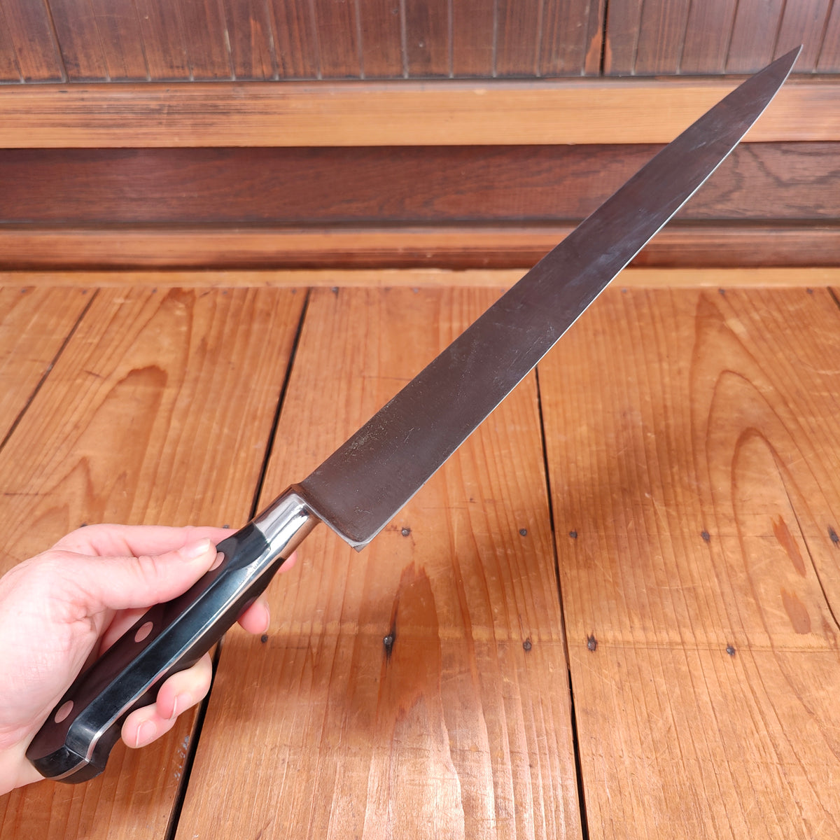 B Stock New Old Stock 30cm / 11.75" Ideal Chef Carbon POM Thiers, France 1970-90