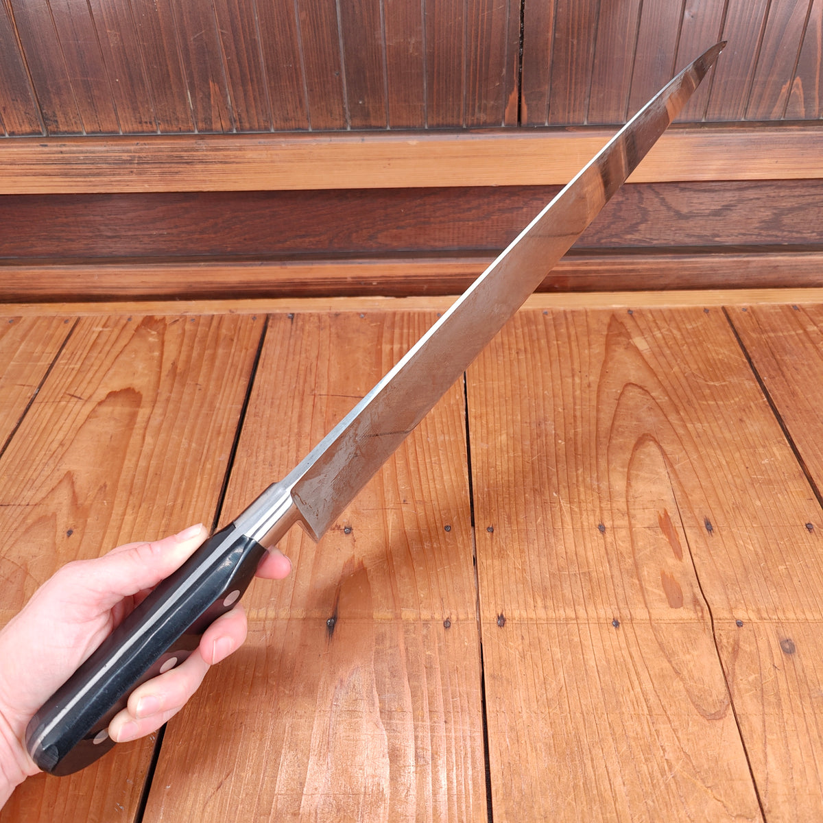B Stock New Old Stock 35cm / 13.75" Ideal Chef Carbon POM Thiers, France 1970-90