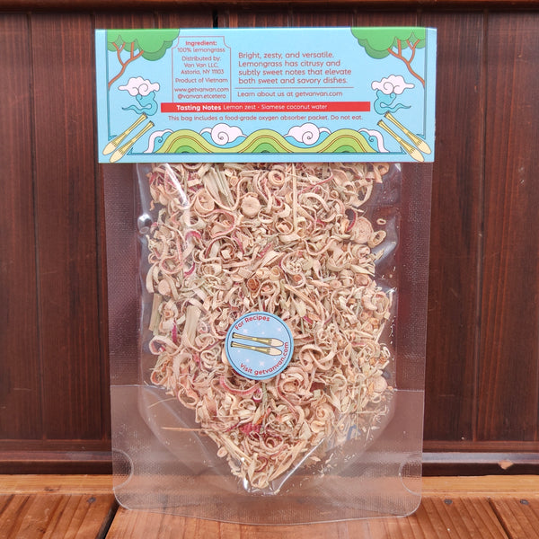 Van Van Delta Lemongrass Dehydrated & Sliced - 20g