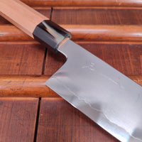 Hitohira Kikuchiyo Izo 180mm Santoku Ginsanko Yakusugi Cedar Handle