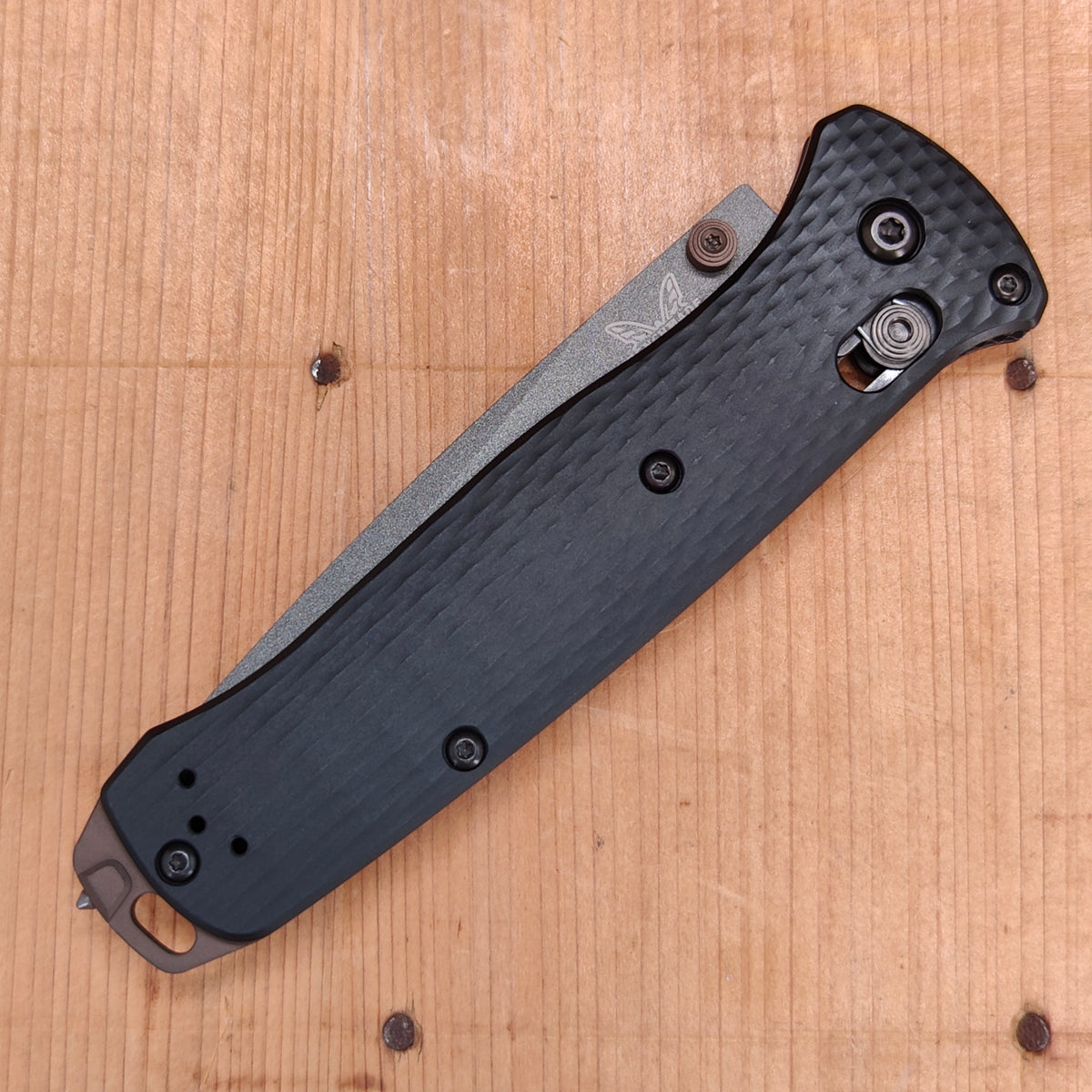 Benchmade 537GY-03 Bailout Tanto CPM-M4 AXIS Lock Black Aluminum Handle