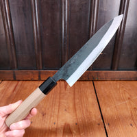Kaneshige Hamono 210mm Gyuto Stainless Clad Aogami 2 Kurouchi Ho Wood Handle