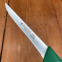 Friedr Herder Don Carlos 5” Boning Knife Straight Stiff Stainless Green