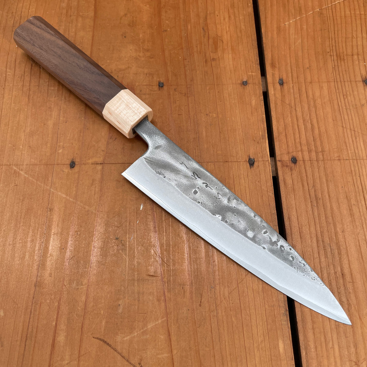 Hitohira TD 165mm Gyuto SLD Nashiji Walnut Handle