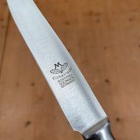 Eichenlaub Forged Tableware Steak Knife Set Stainless Dark Oak Matte Handles - 6 Pieces