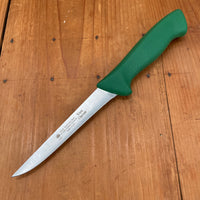 Friedr Herder Don Carlos 5” Boning Knife Straight Stiff Stainless Green
