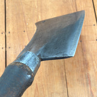A Nittinger 10" Splitter Hand Forged Carbon Steel Turned Wood Handle ~1860's-80's
