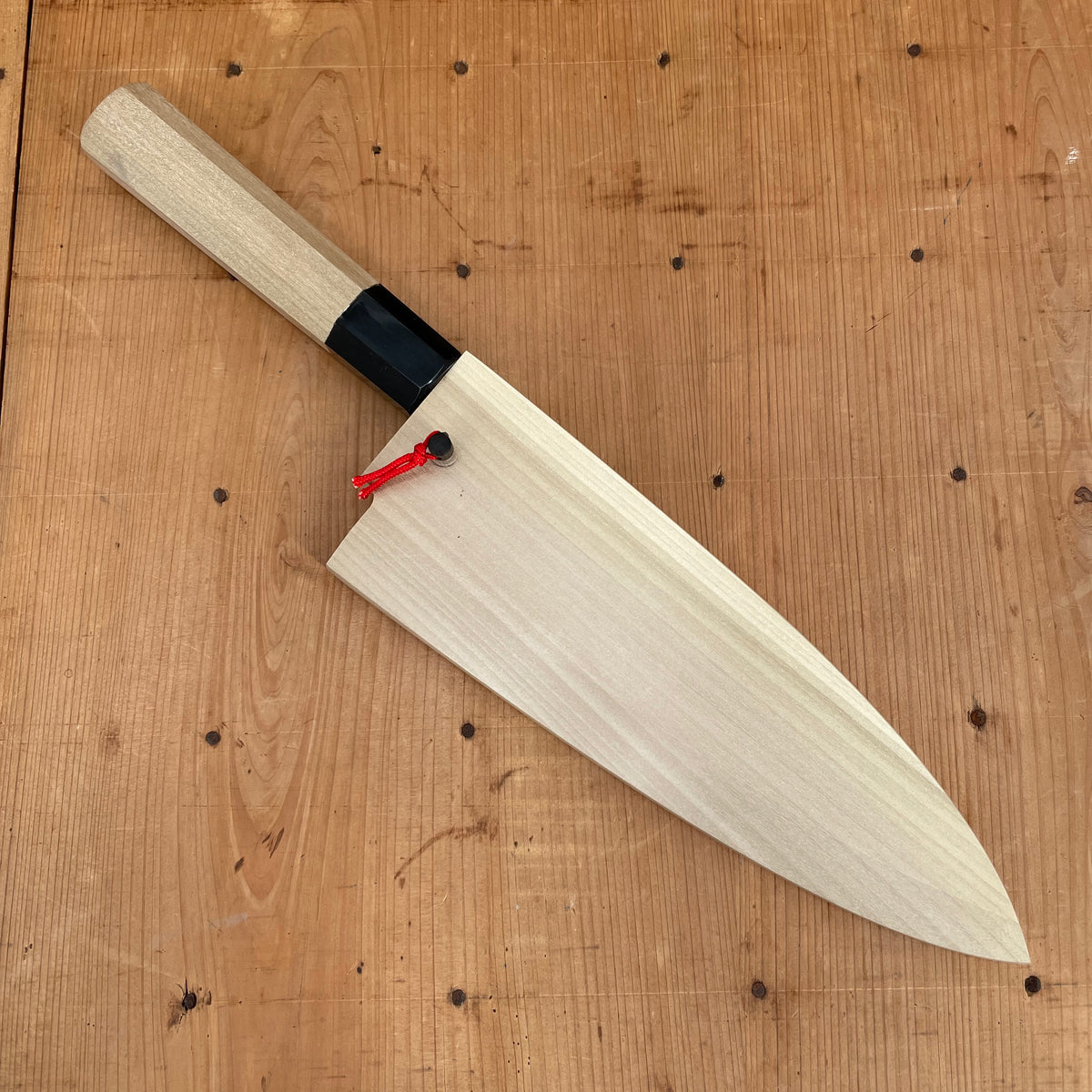 Hitohira Togashi 180mm Deba Aogami 2 Ho Wood with Saya