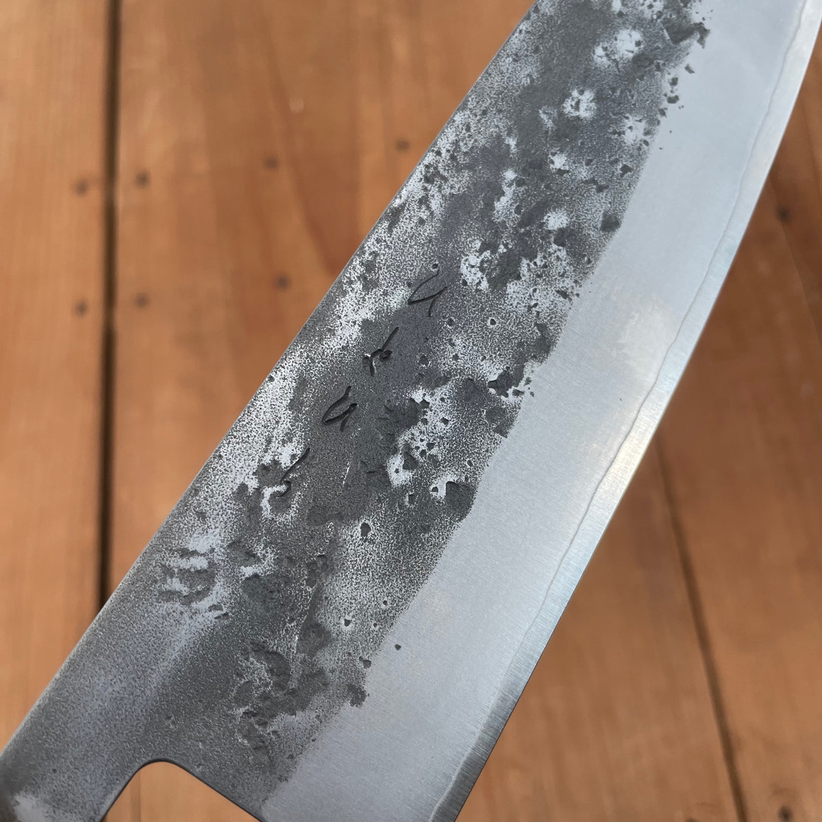 Hitohira TD 165mm Santoku SLD Nashiji Walnut Handle