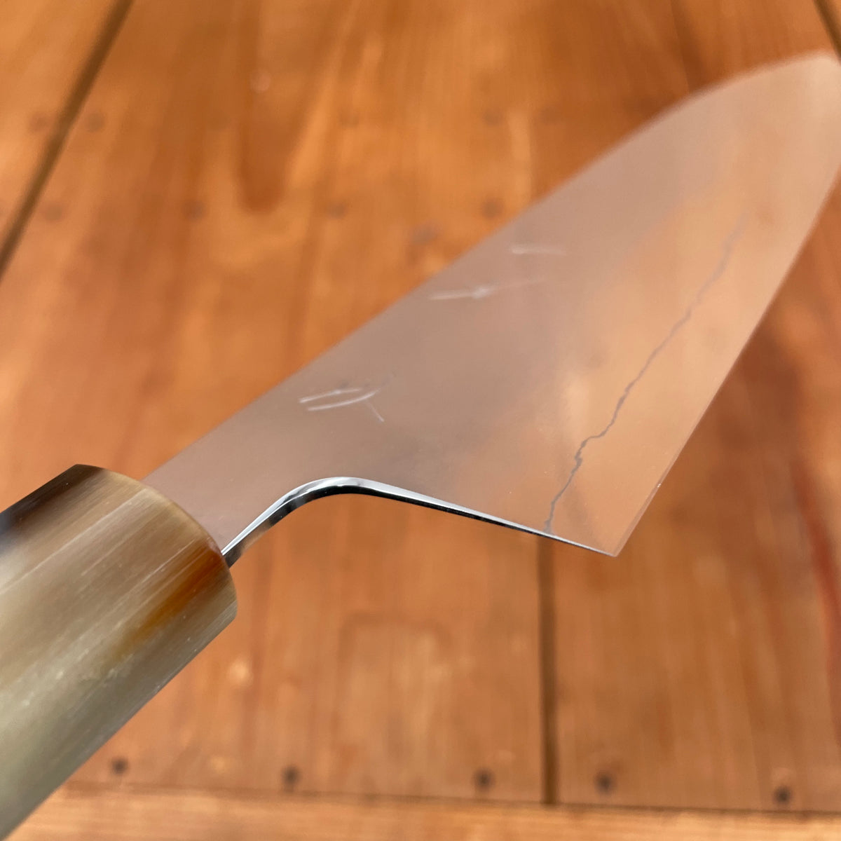 Hitohira Kikuchiyo Izo 210mm Gyuto Ginsanko Yakusugi Cedar Handle