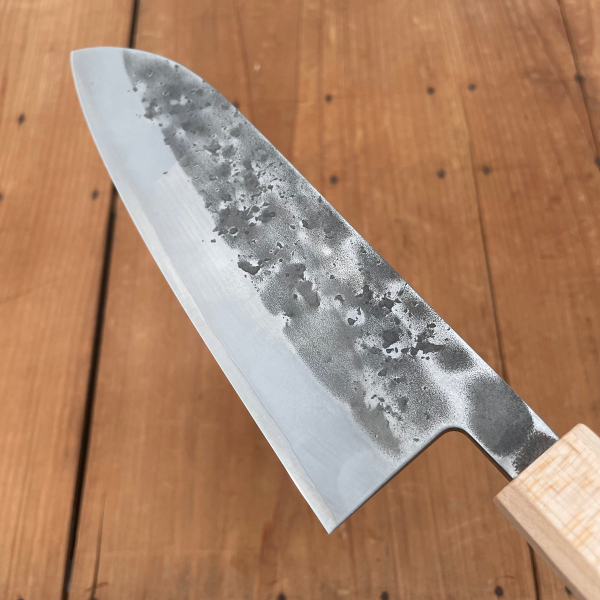 Hitohira TD 165mm Santoku SLD Nashiji Walnut Handle