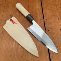 Hitohira Togashi 150mm Deba Aogami 2 Ho Wood with Saya