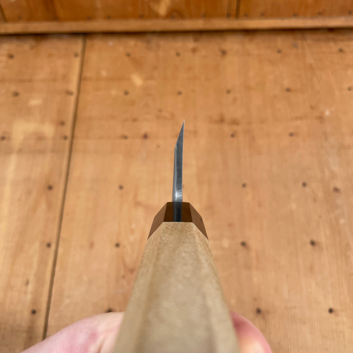 Hitohira Togashi 180mm Deba Aogami 2 Ho Wood with Saya