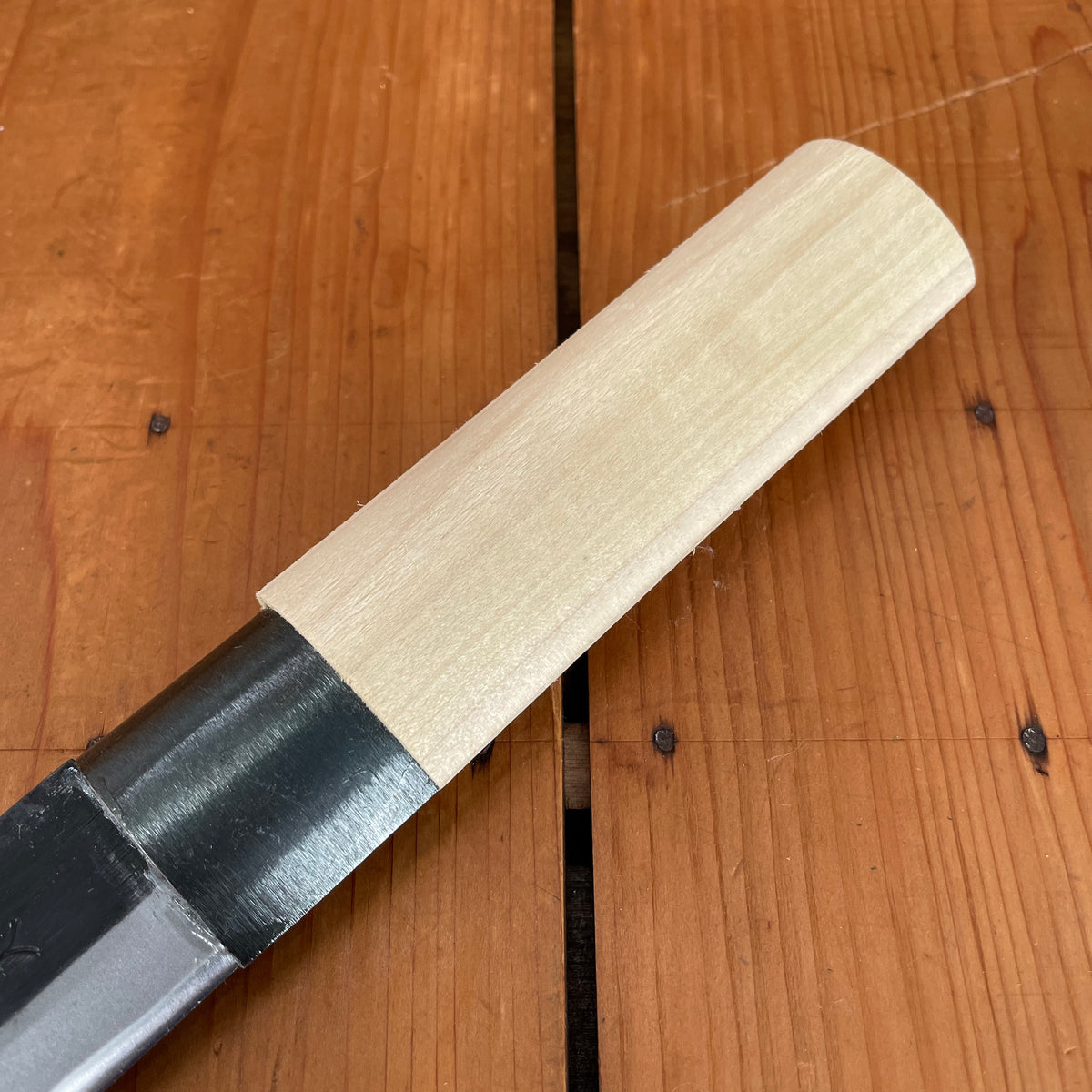 Mumei Tosa 170mm Takewari Knife Aogami #2 Ho Wood