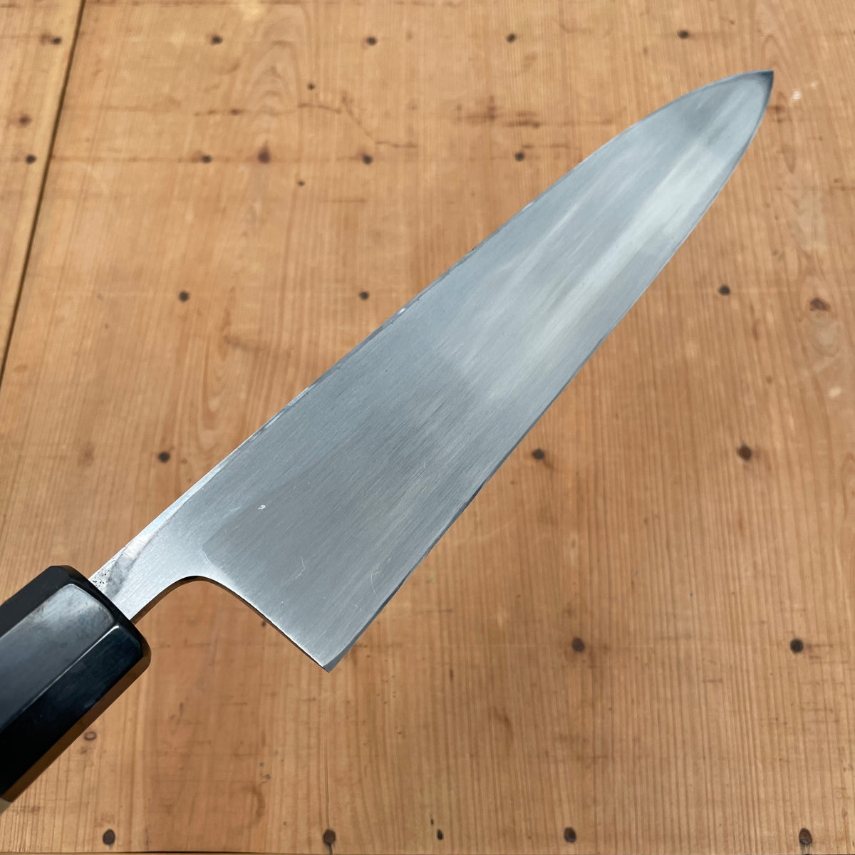 Hitohira Kikuchiyo Manzo 240mm Mioroshi Deba Shirogami 3 Ho Wood - LEFTY