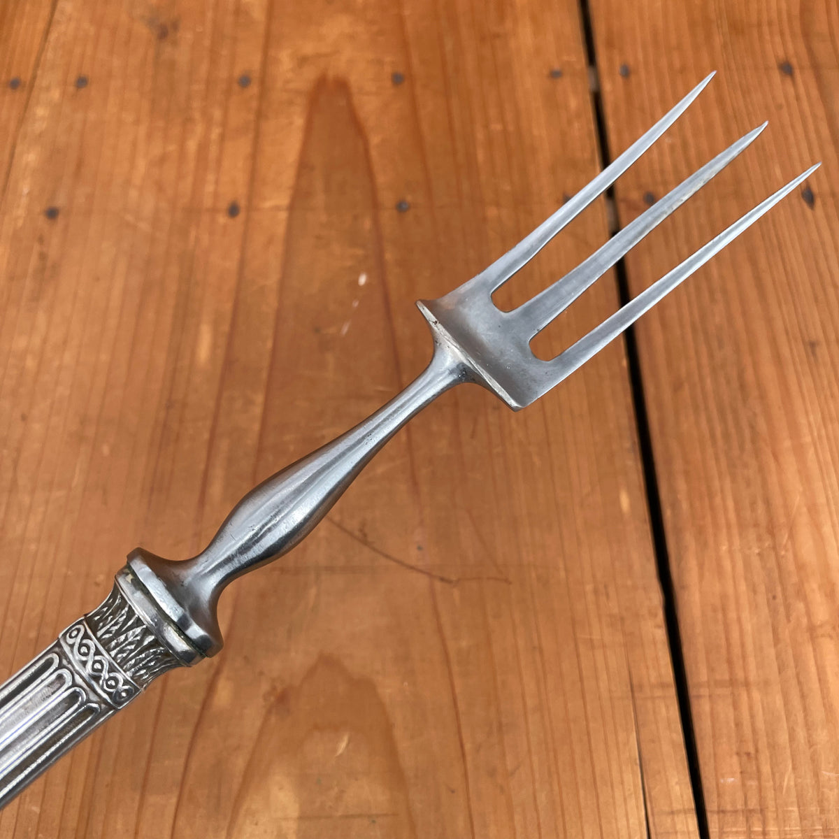 Antique Thiers Carving Set Carbon Steel & Silverplate