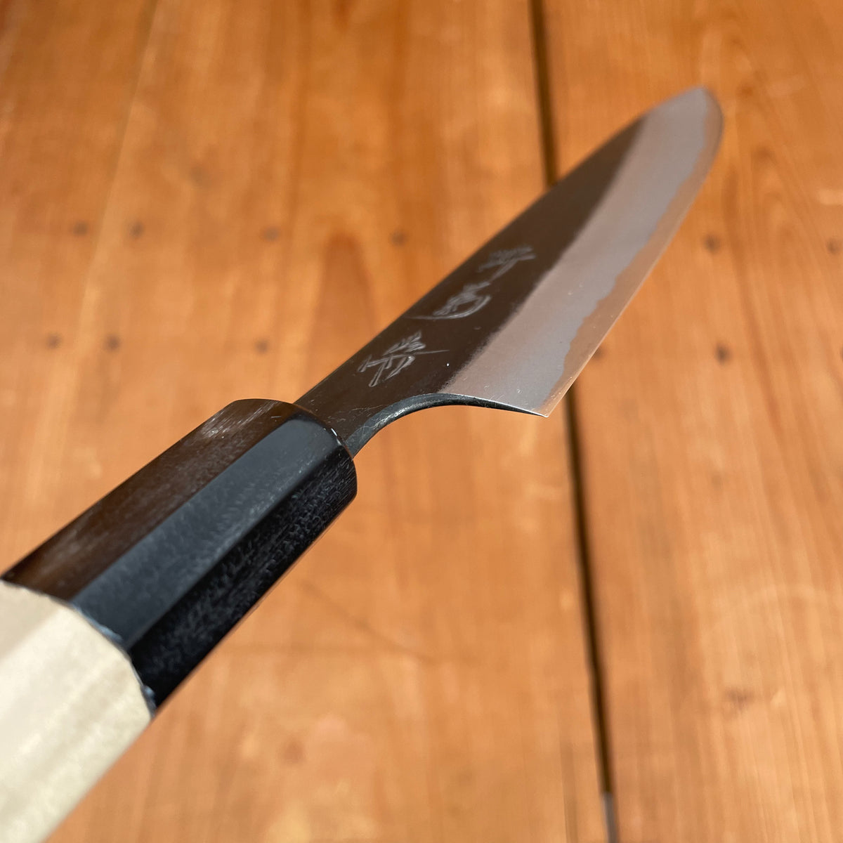 Sakai Kikumori 150mm Wa Petty Shirogami 1 Kurouchi