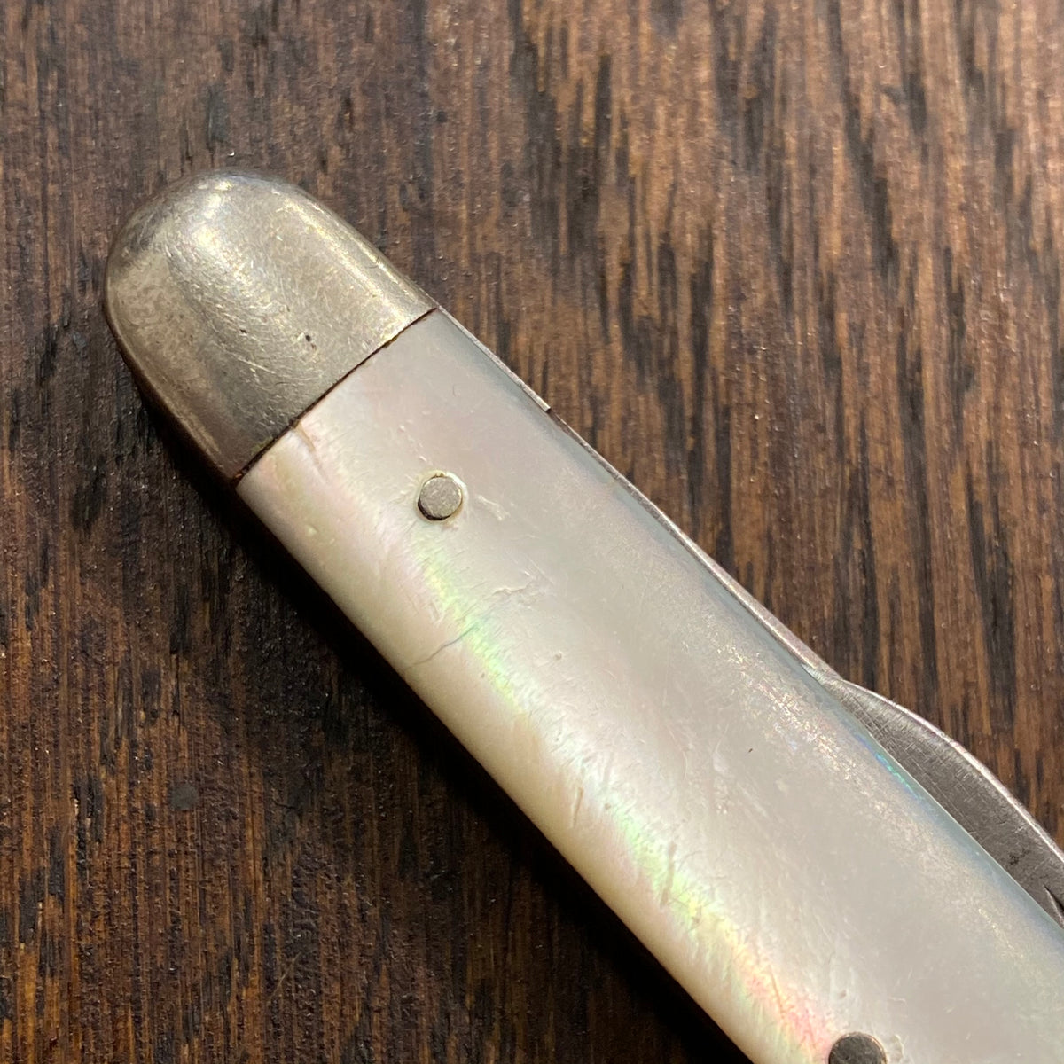 Ulster Knife Co. 2 7/8" Pen Knife Carbon Steel & Mother of Pearl 1876-1941