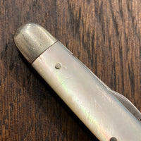 Ulster Knife Co. 2 7/8" Pen Knife Carbon Steel & Mother of Pearl 1876-1941