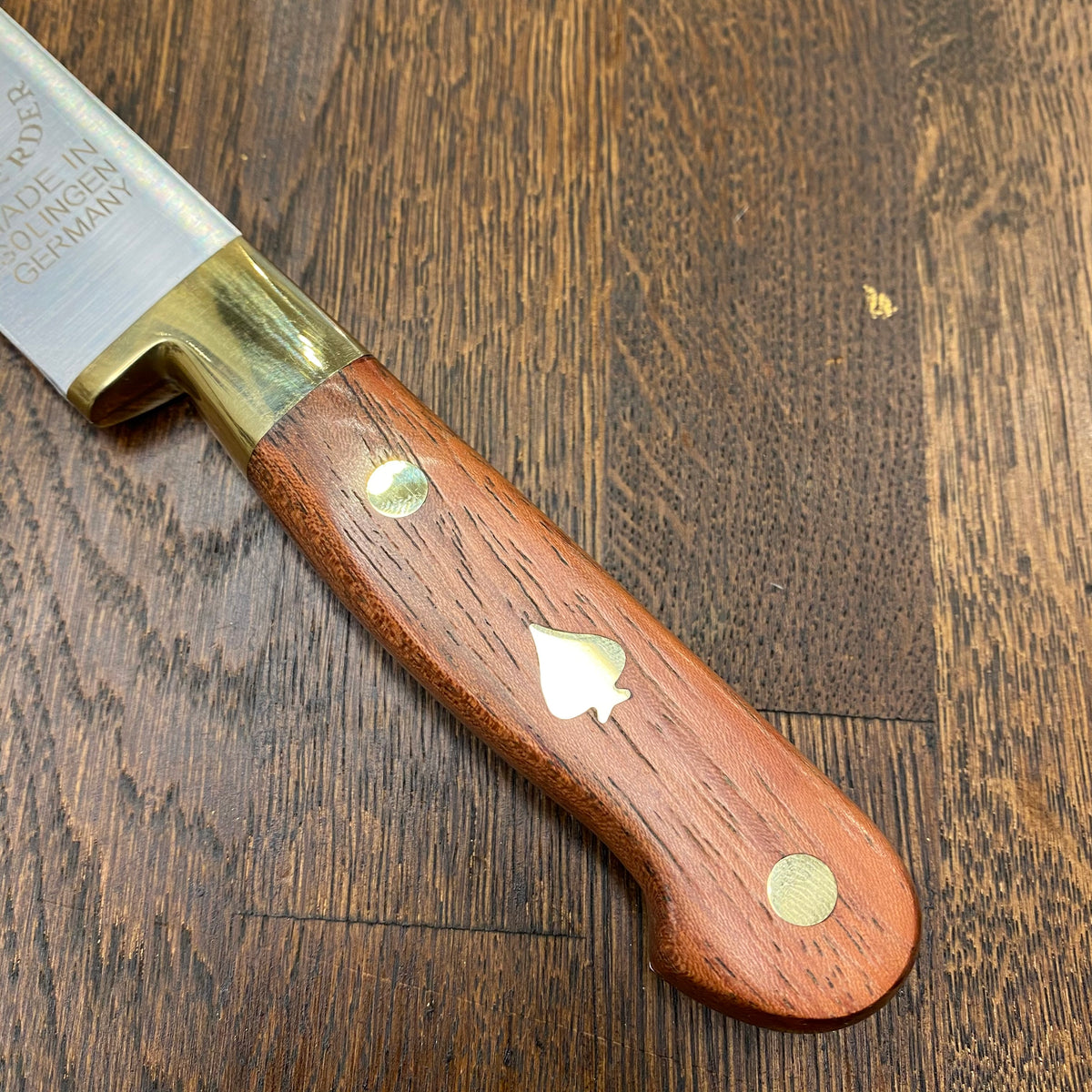 Friedr Herder Old Pattern 7” Bullnose Stainless Steel Brass Bolster