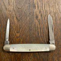 Ulster Knife Co. 2 7/8" Pen Knife Carbon Steel & Mother of Pearl 1876-1941
