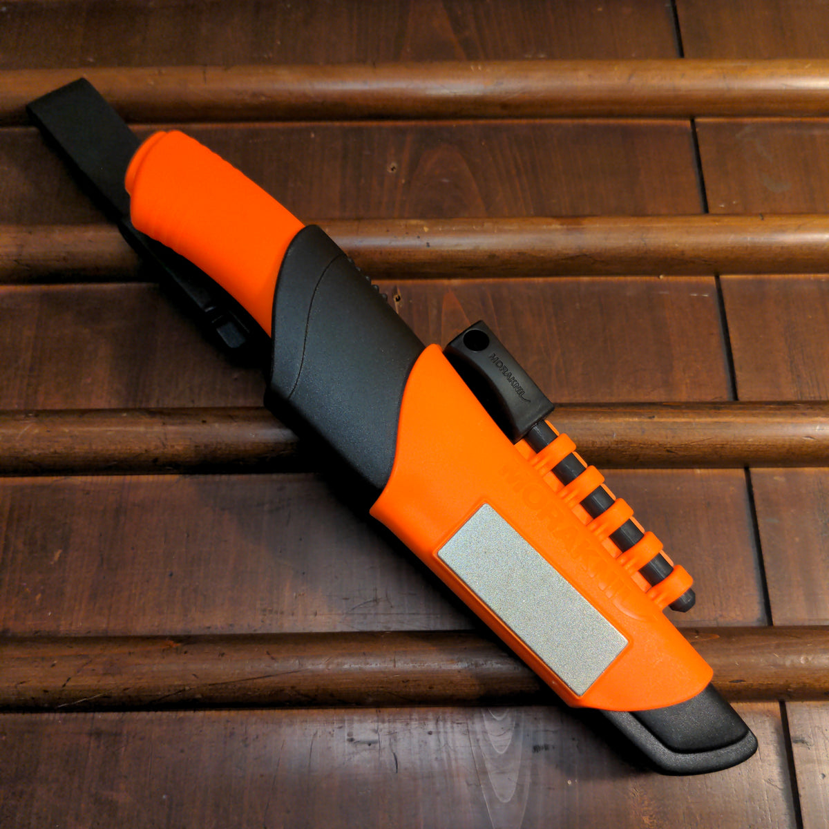 Morakniv Bushcraft Survival Stainless Hi-Vis Orange