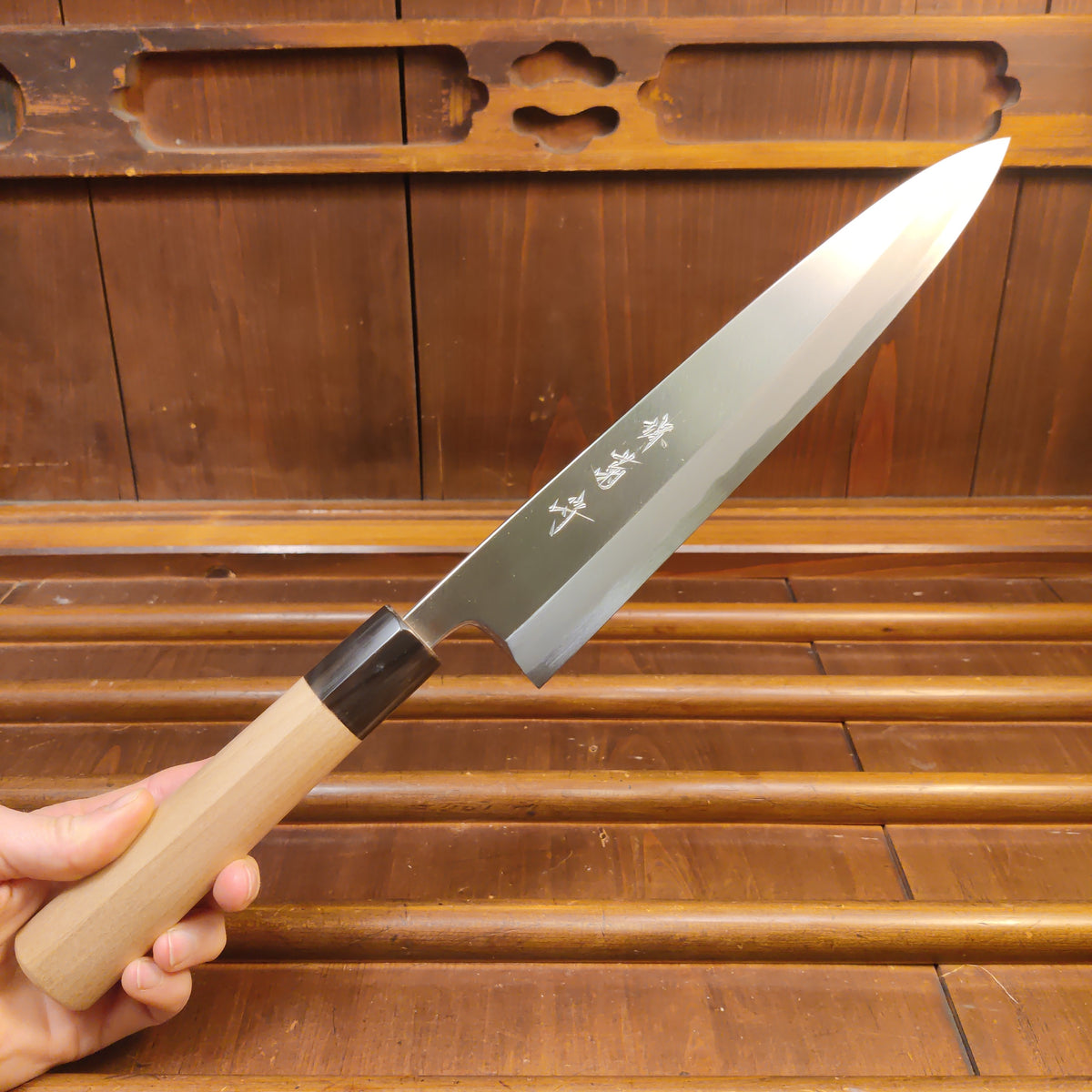 Sakai Kikumori Gokujyo 240mm Mioroshi Deba Shirogami 2