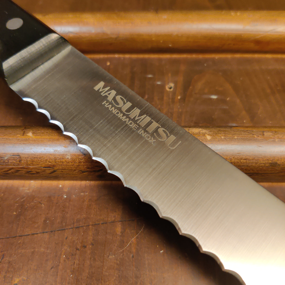 Masumitsu 300mm Bread Knife AUS8 Pakka