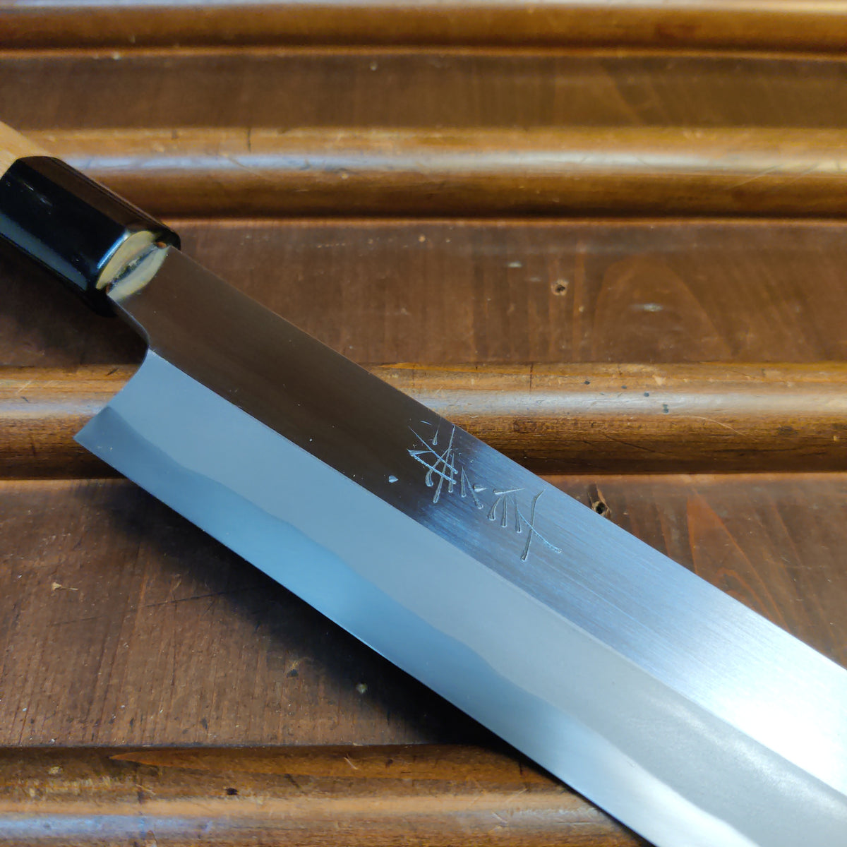 Yoshikane Hamono 300mm Yanagi Shirogami 1 Ho Horn