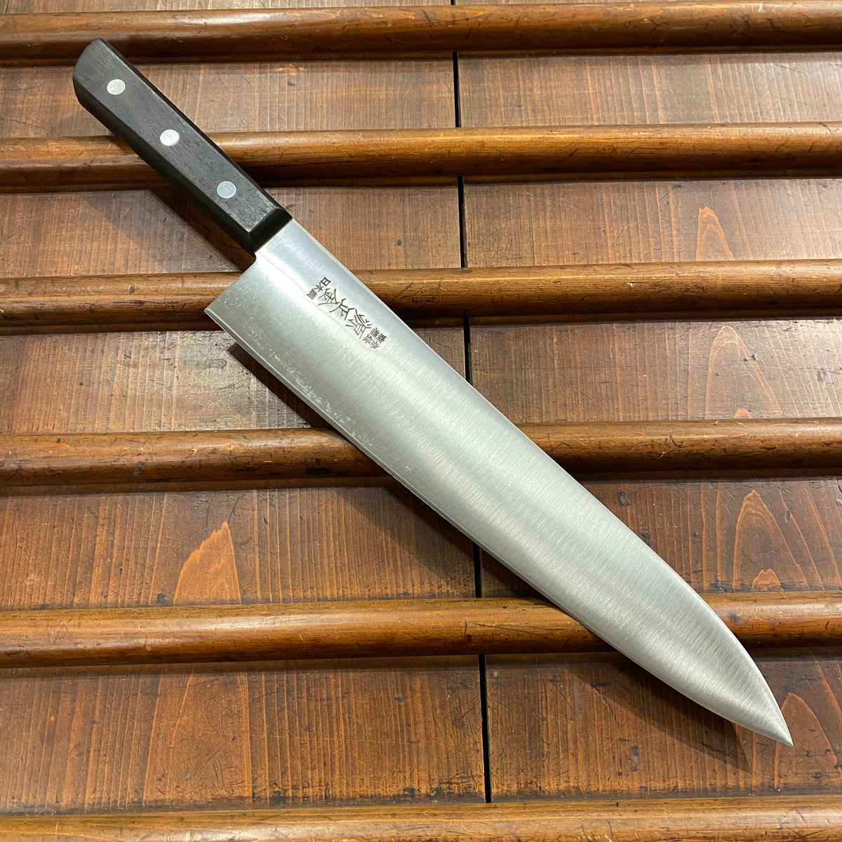 New Old Stock Masakane 270mm Gyuto SK Carbon Steel Ebony (No Bolster)