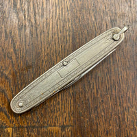 LF&C 3” Pen Carbon Blade Silverplate Scales 1912-1950