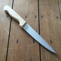 K Sabatier Saigner 7" / 17cm Butcher Knife Carbon Steel Beech Handle