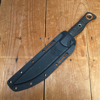 Benchmade 15500OR-2 Meatcrafter 6" Trailing Point CPM-S45VN Fixed Blade Carbon Fiber Handle with Sheath