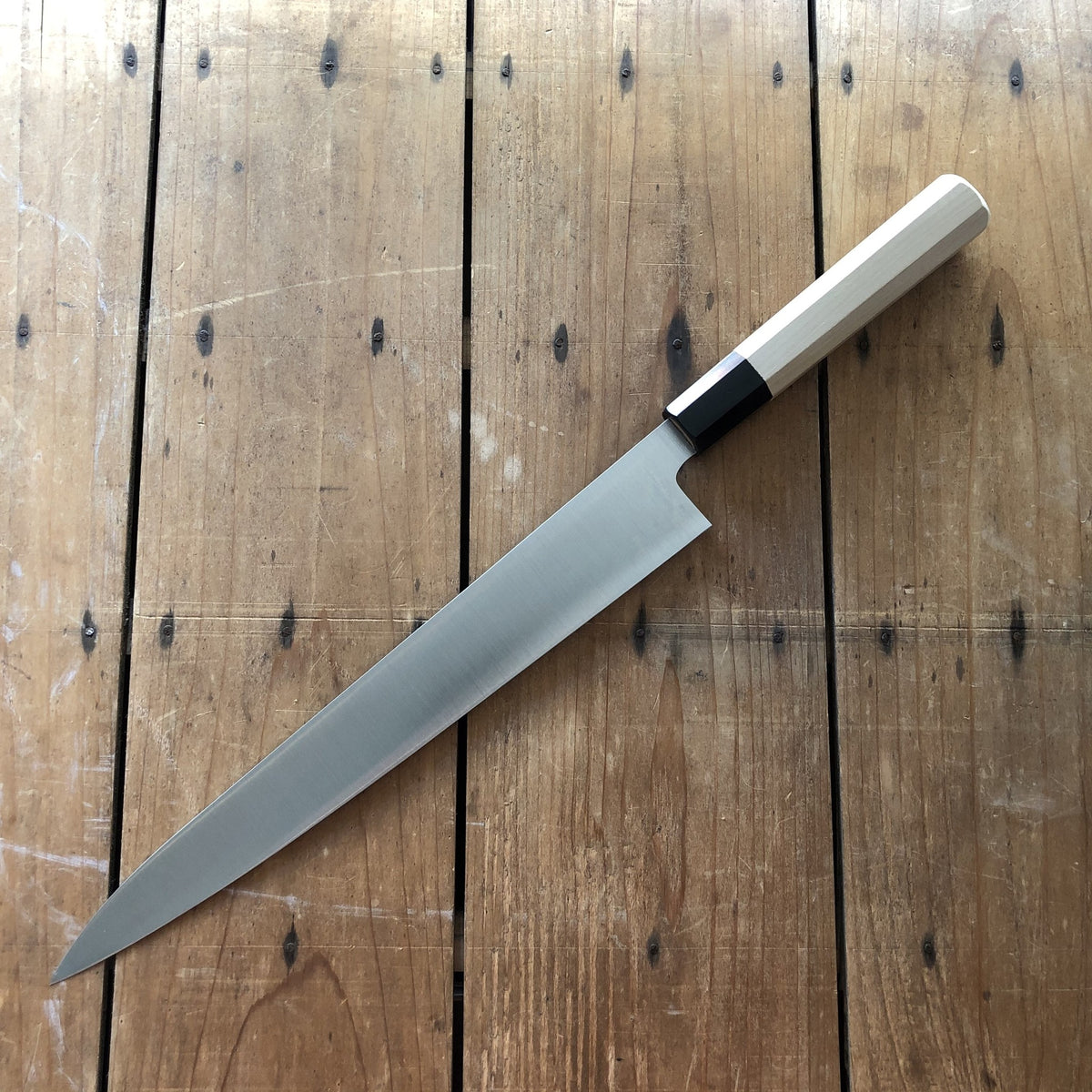 Ashi Hamono Ginga 300mm Wa-Sujihiki Shirogami 2 with Saya