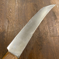 Unmarked Hand Forged 10.25” Scimitar Carbon Steel USA or UK Late 19th / Early 20th C