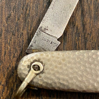 Adolf Blaich SF 2 7/8” Lobster Pen Knife Shriners Nickel Hafts 1895-1906