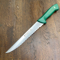 Friedr Herder Don Carlos 8.25” Serrated Butcher Utility Knife Stainless Green