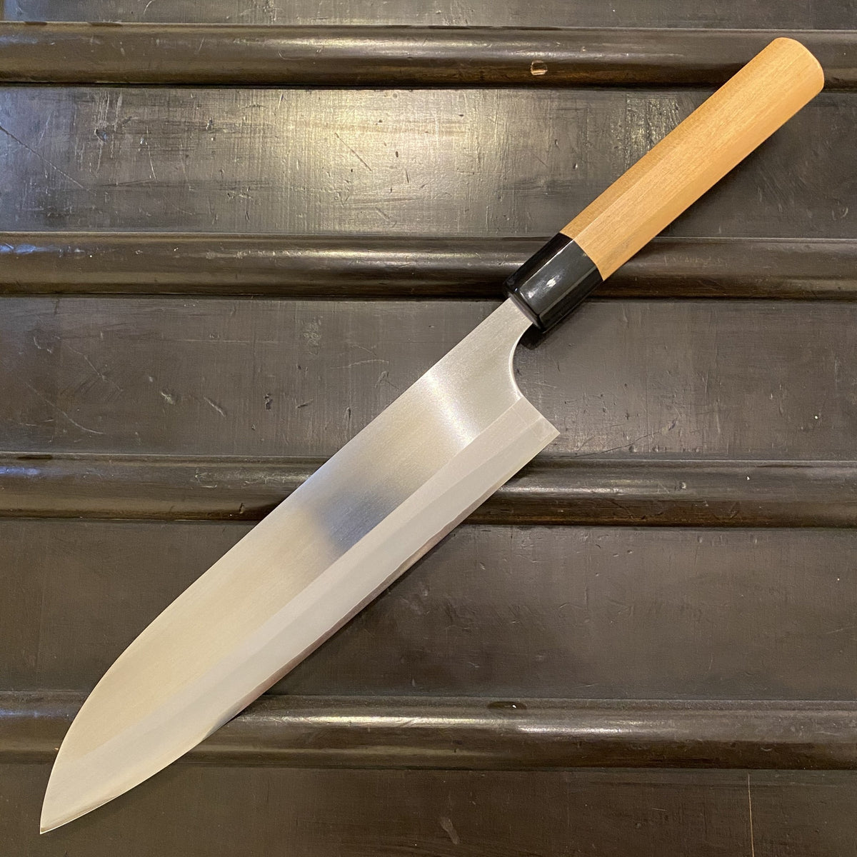 Gihei 240mm Gyuto ZDP189 Keyaki Handle