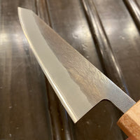 Hitohira TD 150mm Honesuki Kaku Stainless Clad Aogami 2 Kurouchi