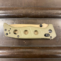Benchmade 273FE-2 Mini Adamas Drop Point CPM-Cruwear AXIS Lock G10 Olive Drab Handle