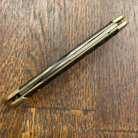 JW&S 3 1/8” Pen Carbon Blades Black Composite Scales