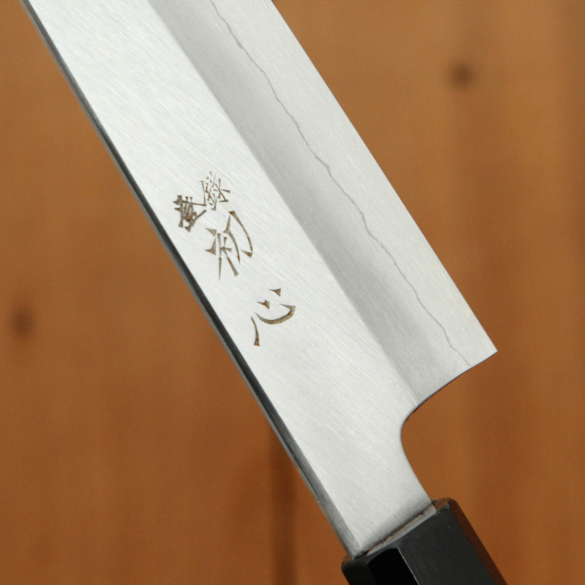 Hatsukokuro Nakagawa 170mm Santoku Ginsanko Ebony Handle