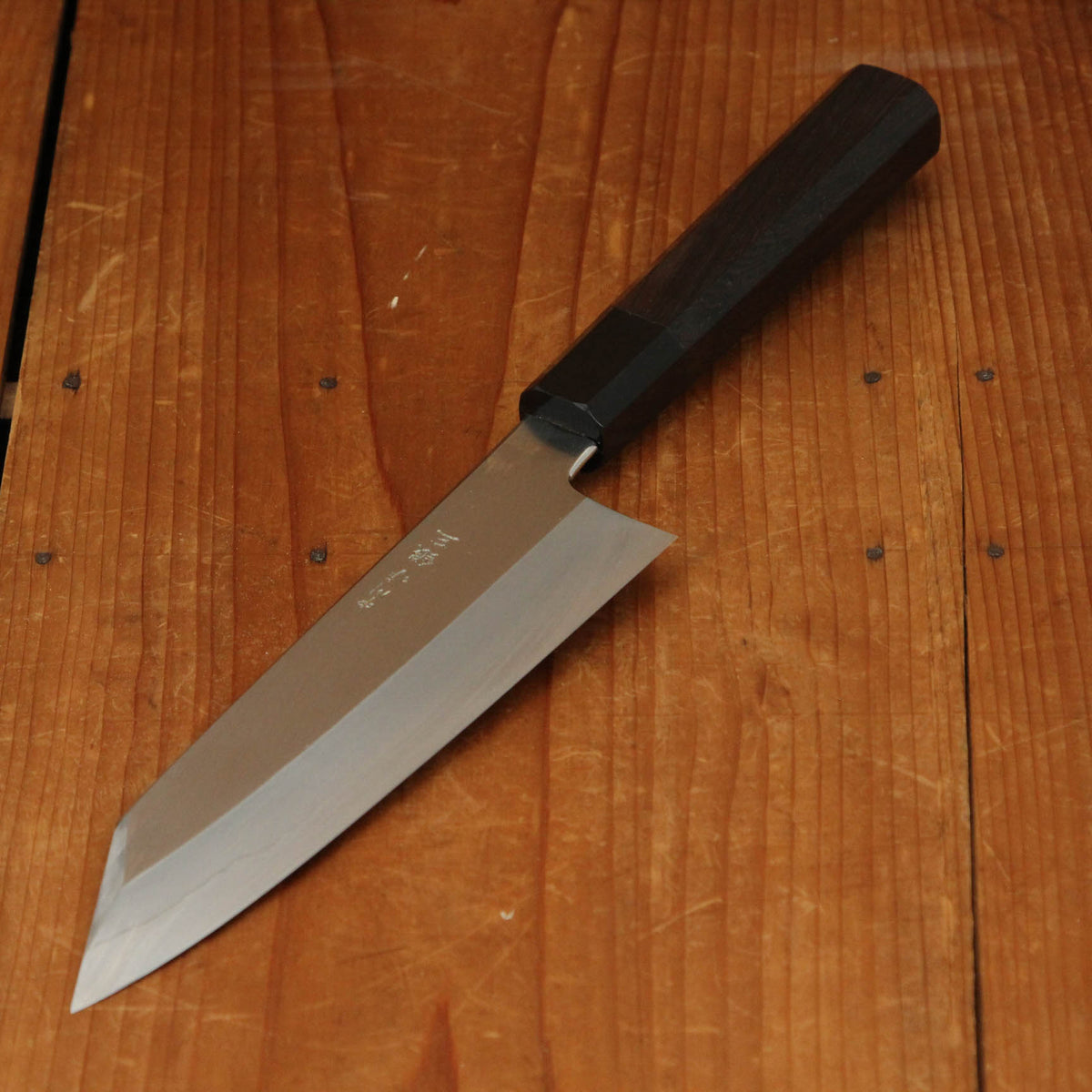 Hatsukokuro Nakagawa 180mm Bunka Ginsanko Ebony Handle